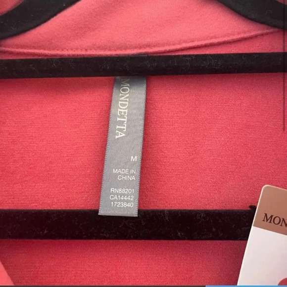 Mondetta Cozy Warm Fleece Button Up Shirt Jacket Medium - Picture 6 of 15